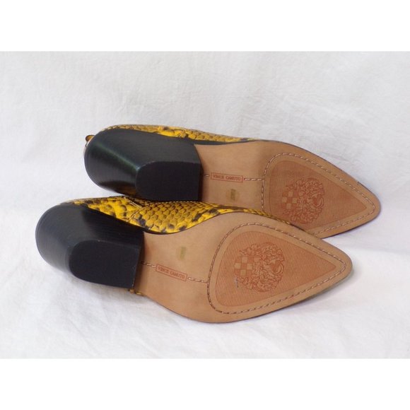 Vince Camuto Jetera Ankle Western Bootie Gold NEW - Picture 12 of 12